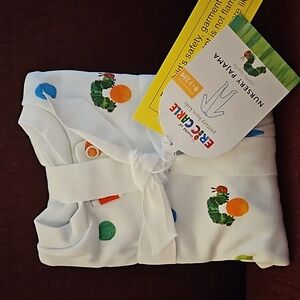 Organic Eric Carle Unisex Pajama Onsie Hungry Caterpillar